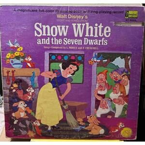 Unknown Artist – Walt Disney's Story Of Snow White Vinyl Record VG+ AB125